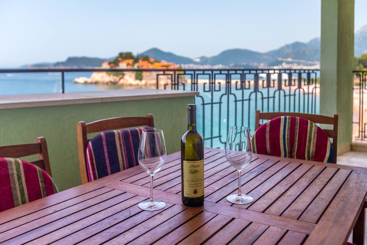 Appartamento, vista mare (N) | Balcone