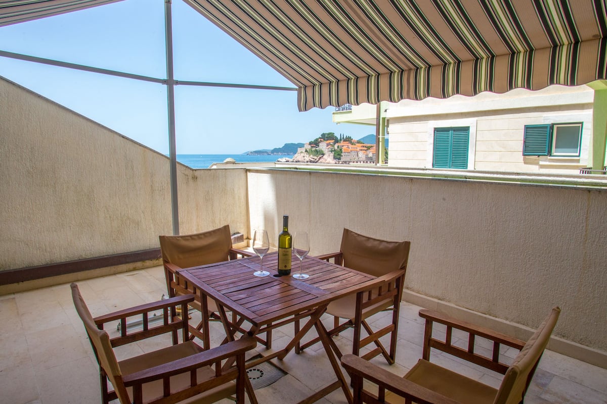 Appartamento, vista mare (J) | Vista spiaggia/mare