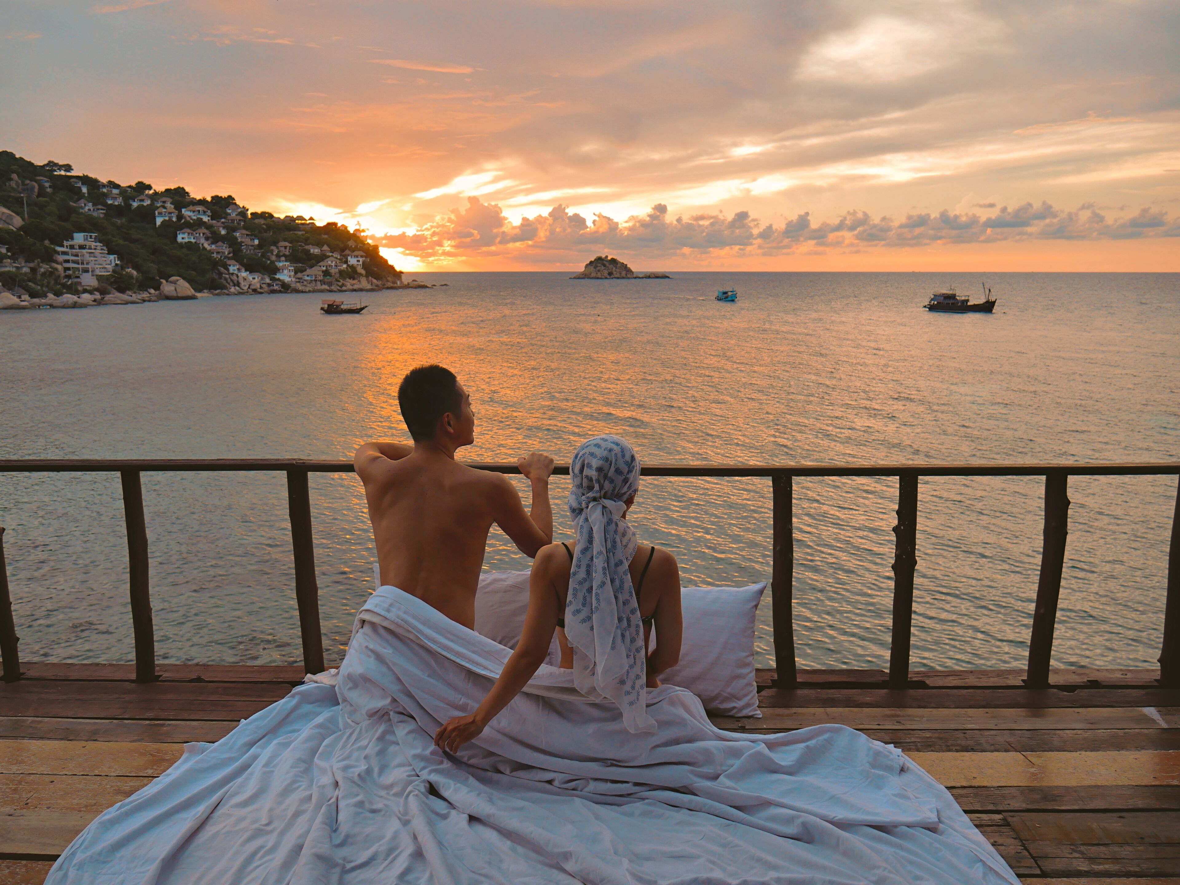 Romantic sea view bungalow S8 | Ausblick vom Zimmer