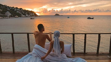 Romantic sea view bungalow S8 | Ausblick vom Zimmer