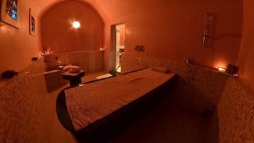 Turkish bath/hammam, Swedish massages, sports massages