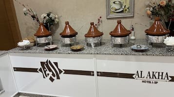 Breakfast, lunch, dinner served; Moroccan cuisine