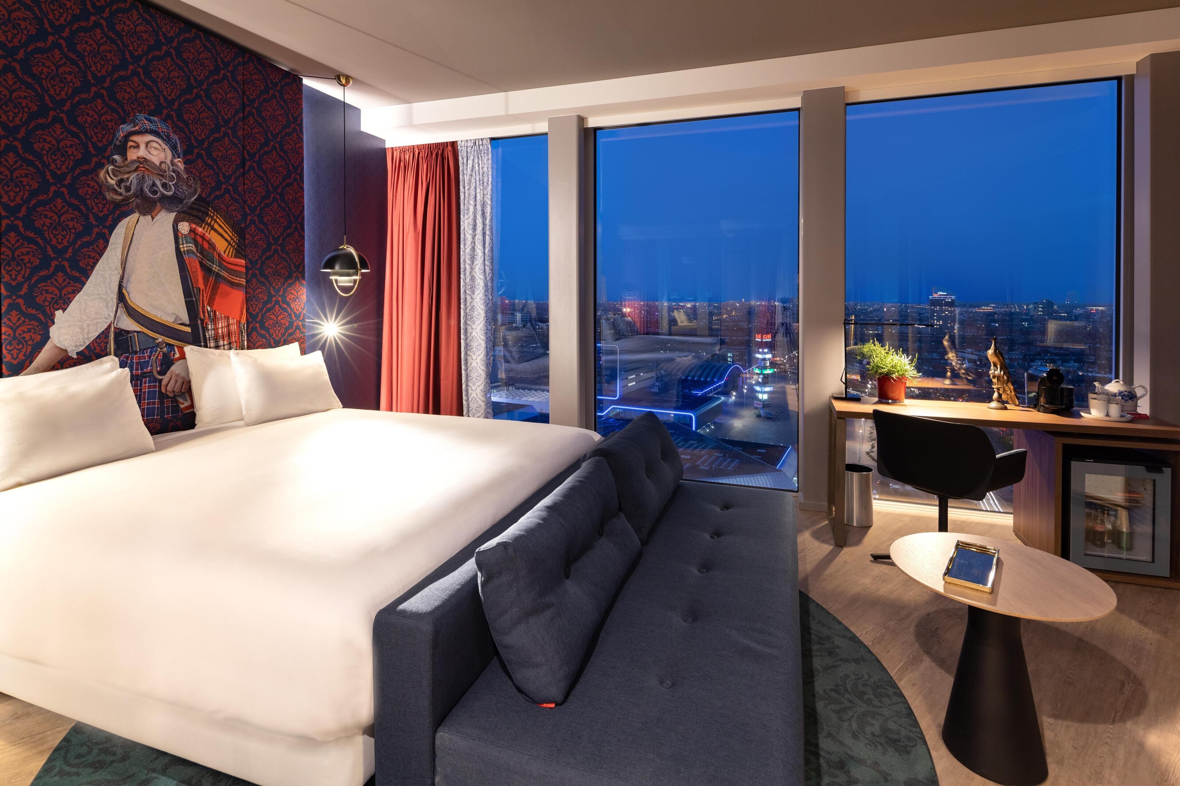 desk, soundproofing, free cots/infant beds, bed sheets