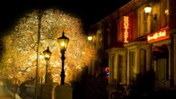 Front of property - evening/night