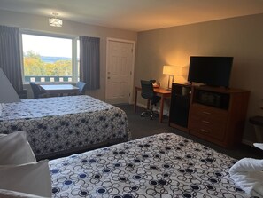 Quarto luxo, 2 camas Queen, vista para a baía | Vista do quarto