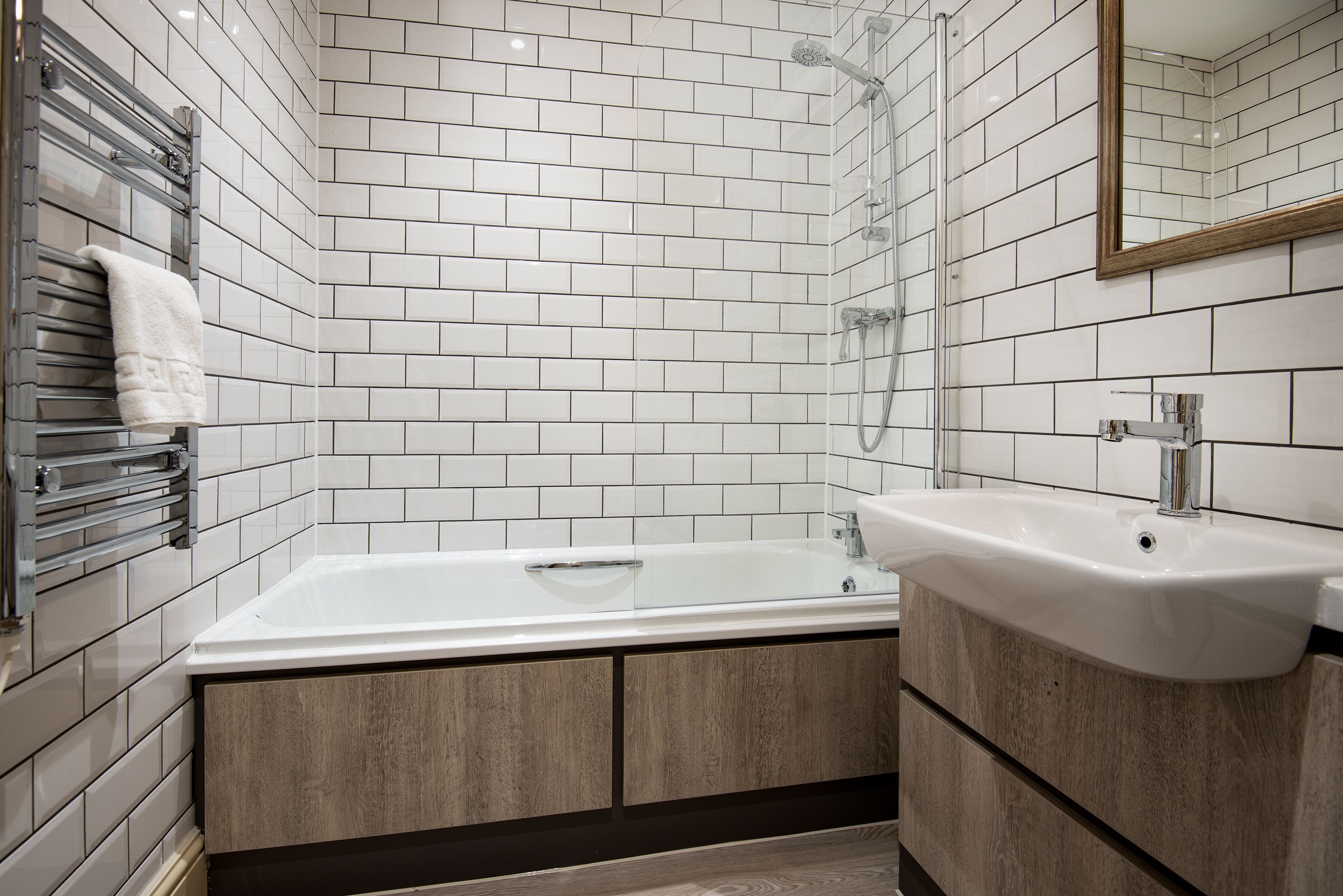 free toiletries, hair dryer, towels