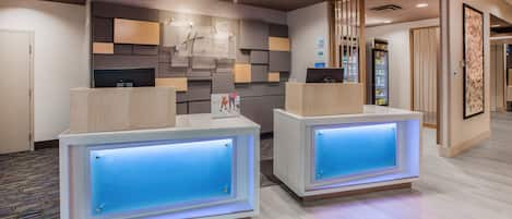 Check-in/check-out kiosk