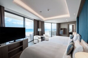 Grand Suite, 2 Bedrooms, Balcony, Sea View (Grand Reges Suite) | Premium bedding, Select Comfort beds, minibar, in-room safe