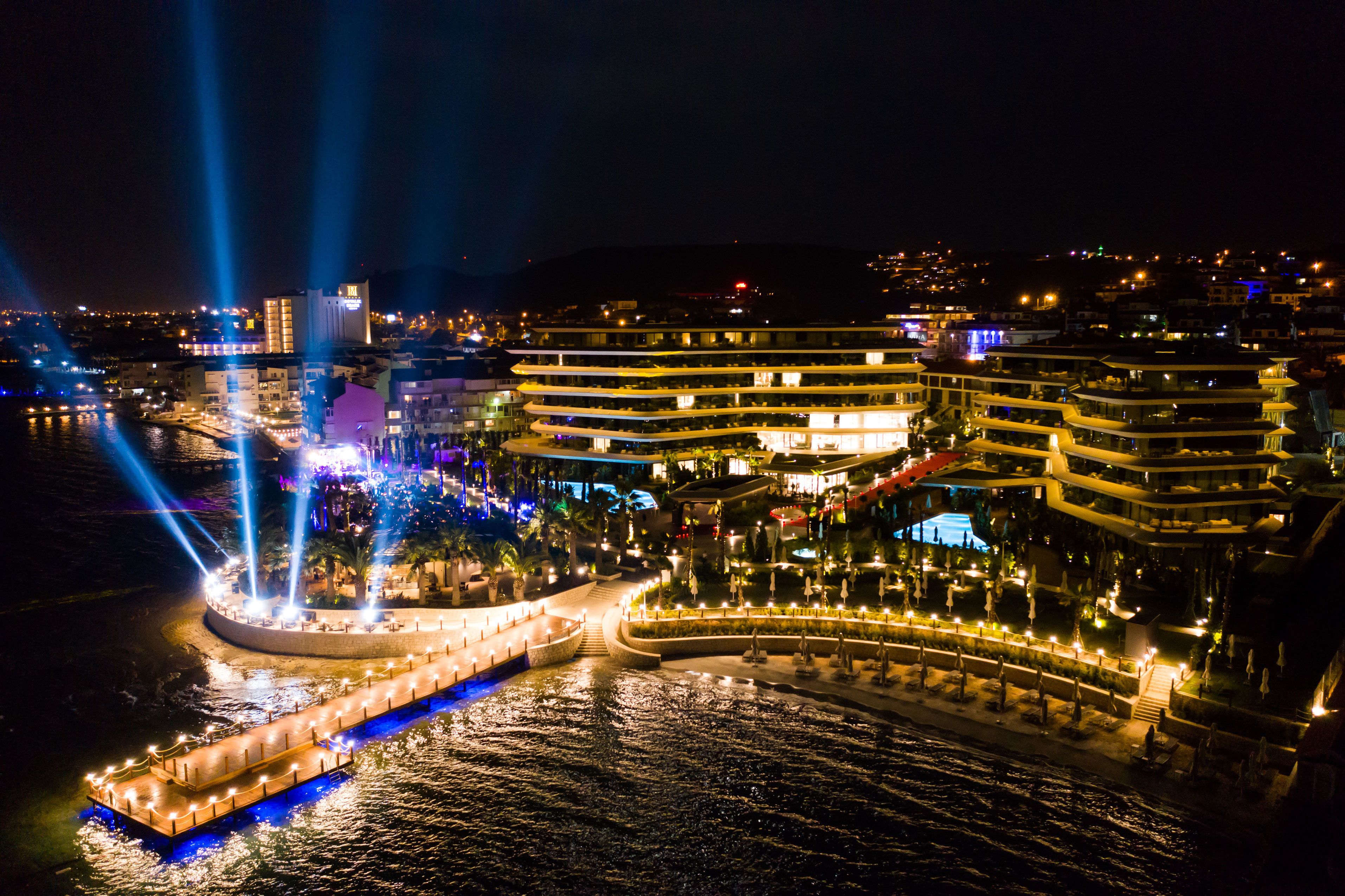 outdoor wedding area