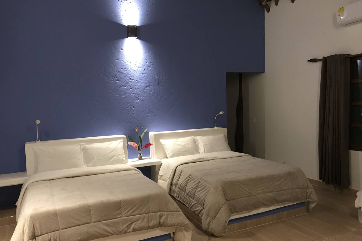 Select Comfort beds, individually decorated, individually furnished