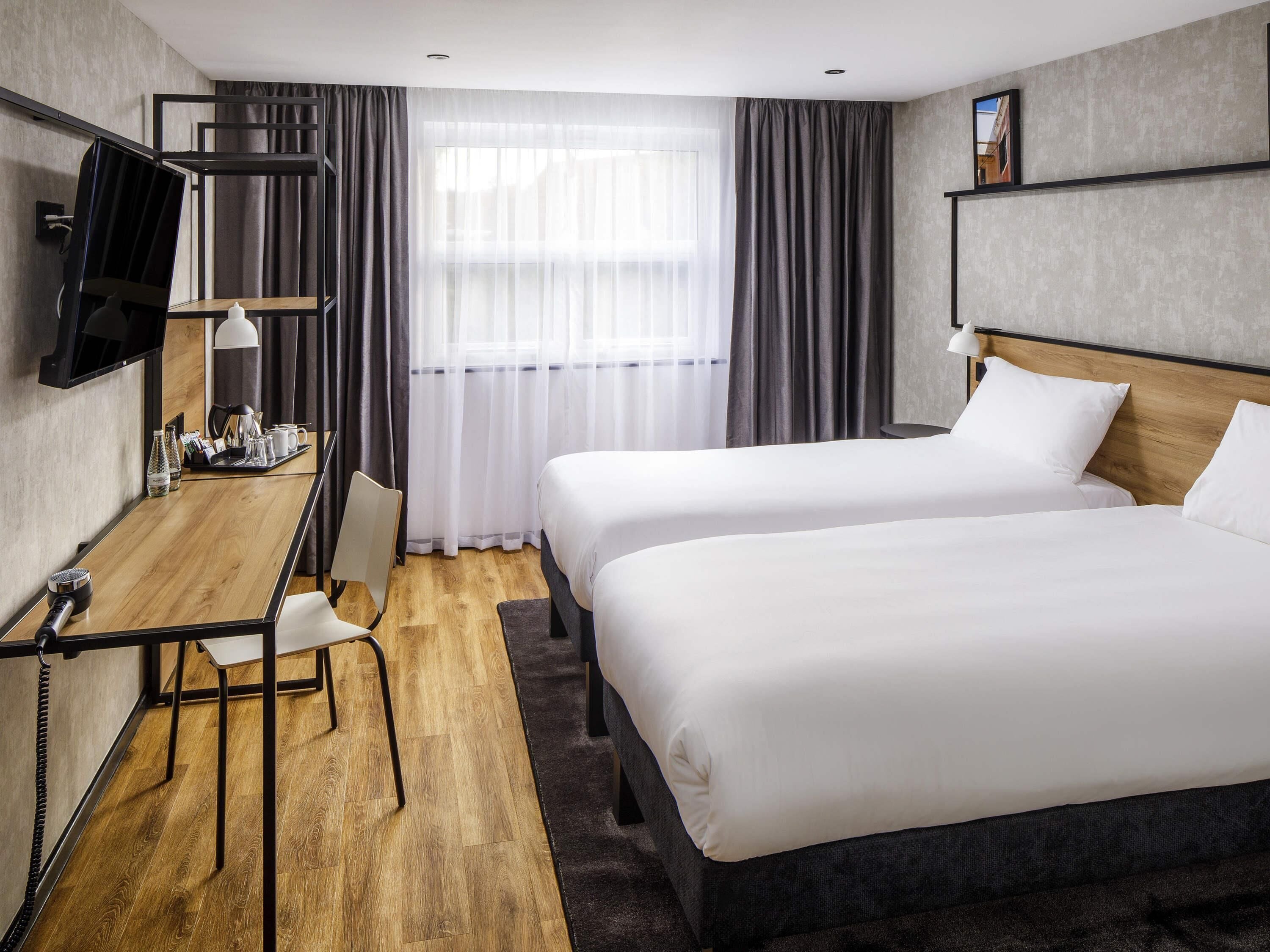 Standard Twin Room, 2 Single Beds, Accessible | Desk, blackout curtains, free WiFi, bed sheets