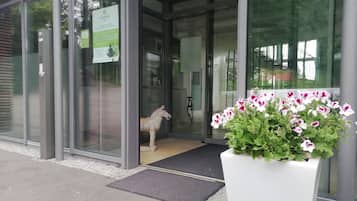 Interior entrance
