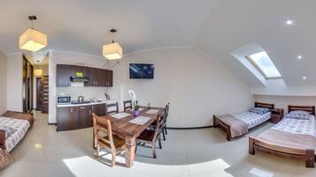 Apartment, Balcony | Blackout drapes, iron/ironing board, free WiFi, bed sheets