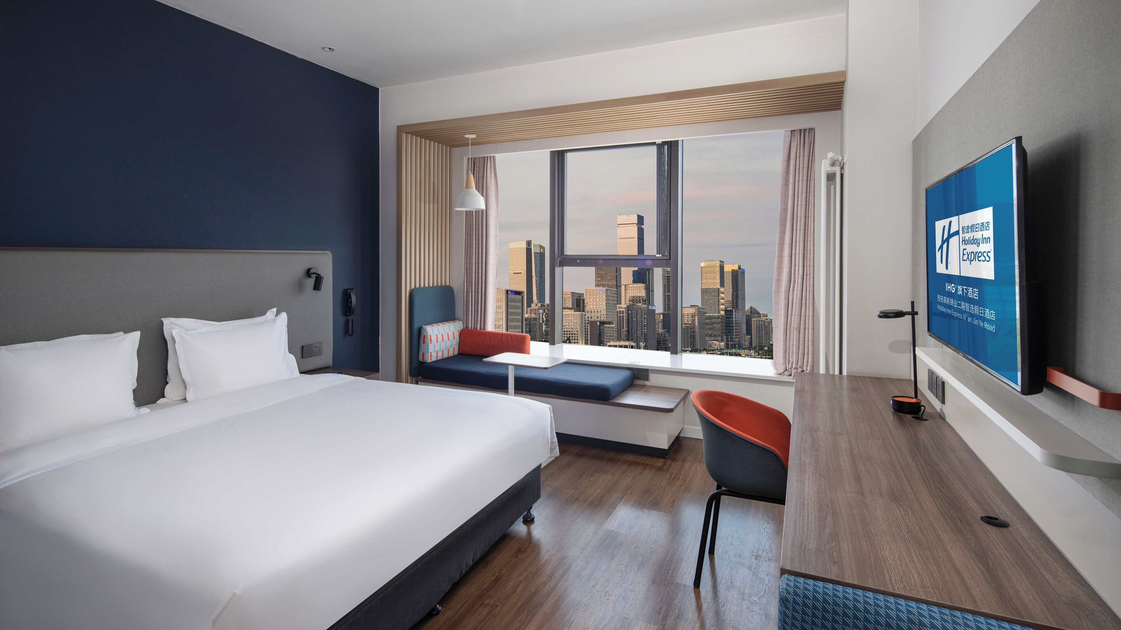 Premium bedding, down duvets, pillow-top beds, in-room safe