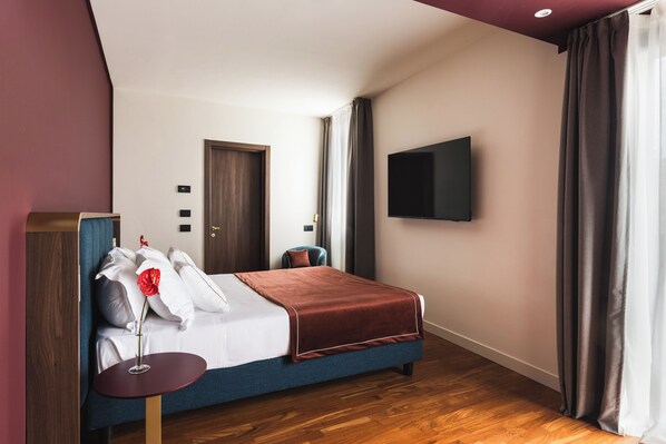 1 habitación, minibar, caja de seguridad en la habitación y escritorio 