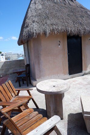 Basic Bungalow, 1 Katil Kelamin (Double) | Teres/patio