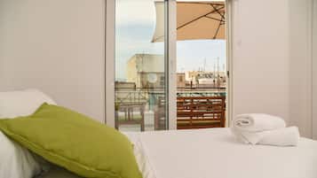 1 habitación y ropa de cama de alta calidad