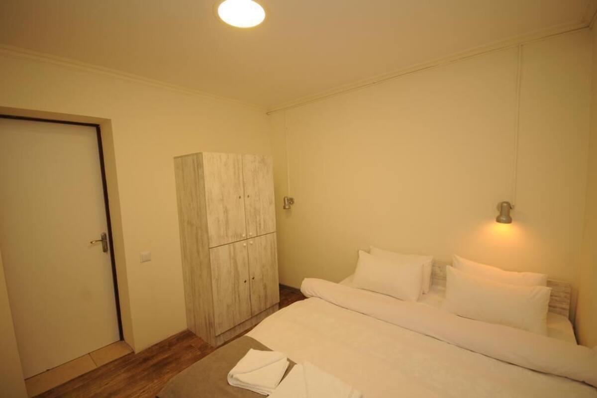 Economy Double Room | Soundproofing, iron/ironing board (on request), WiFi (free), bed sheets