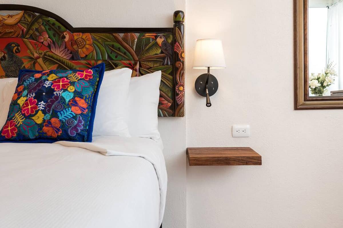 Egyptian cotton sheets, premium bedding, down duvets, pillow-top beds