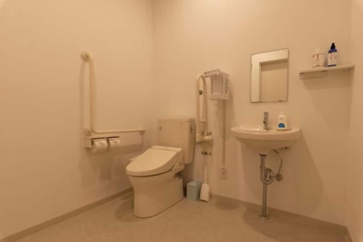 Bathroom | Shower, free toiletries, hair dryer, slippers