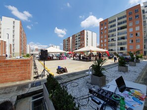 Enceinte de l’hébergement