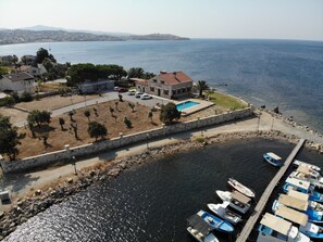 Aerial view - Lavantali Konak- Taşev Otel ve Restoran (Seferihisar)