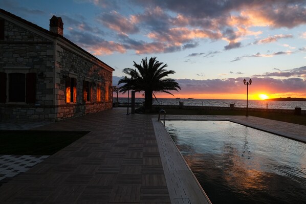 Majoituspaikan julkisivu