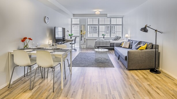 Apartment, 1 Bedroom | 1 bedroom, iron/ironing board, free WiFi, bed sheets - Kotimaailma Helsinki Ruoholahdenkatu 24 (Helsinki)