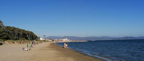 On the beach