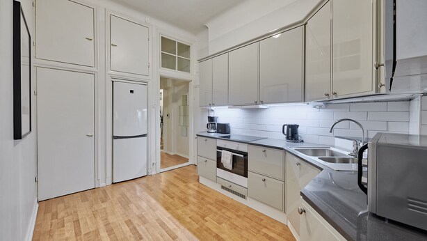 Apartment | Private kitchen - Kotimaailma Helsinki Yrjönkatu 25 (Helsinki)