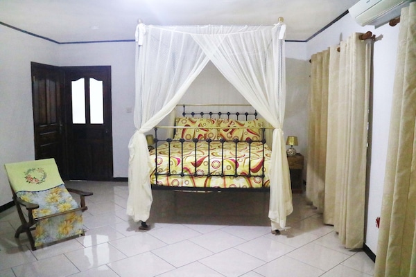 Blackout drapes, iron/ironing board, free WiFi, bed sheets