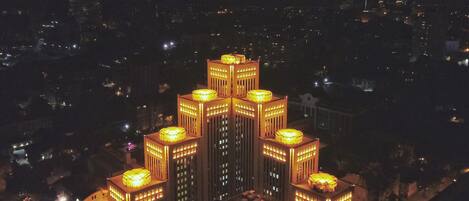 Front of property – evening/night