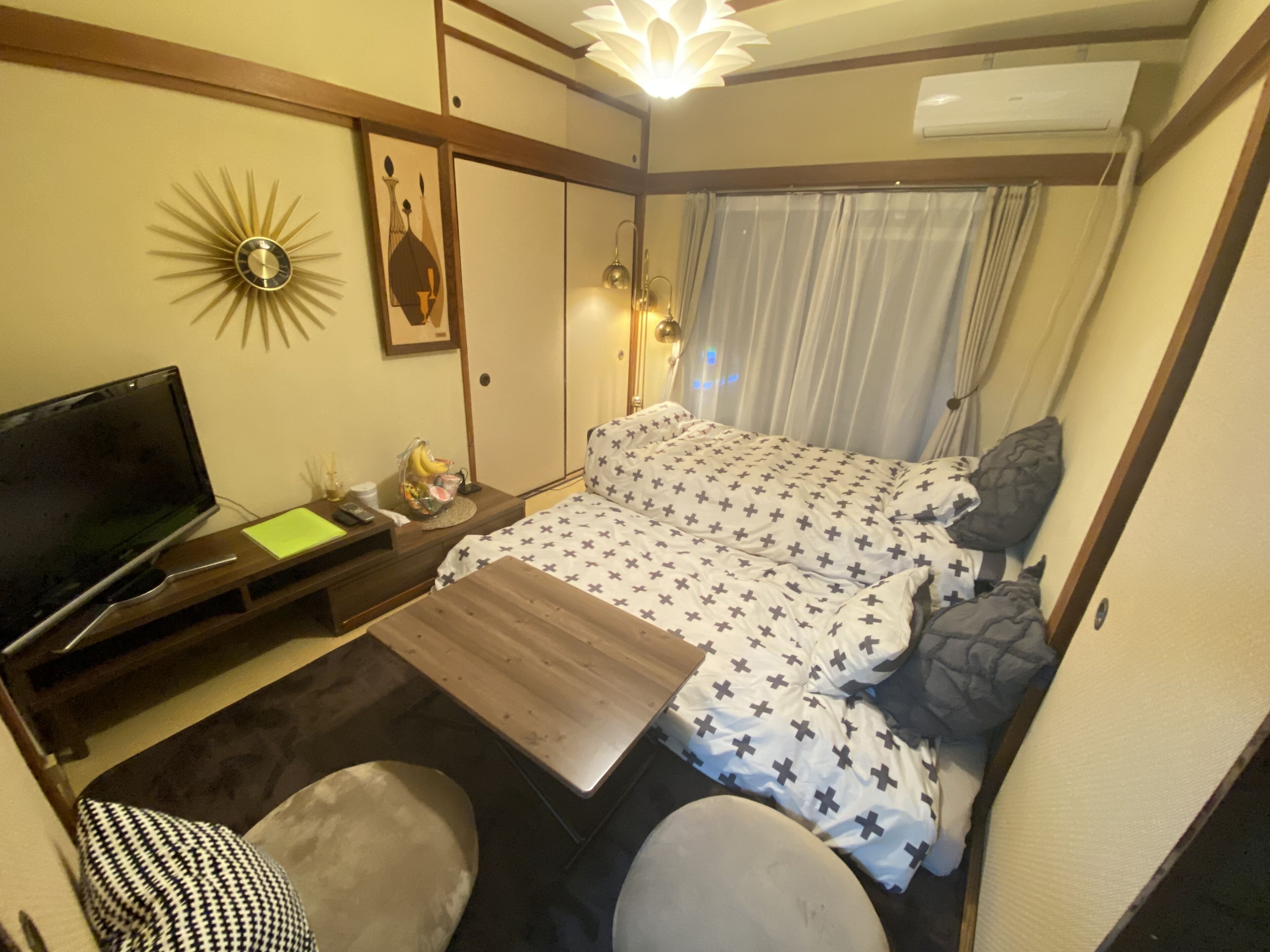 Shibuya Japanese-style room 2DK small up to family 4 parsons +