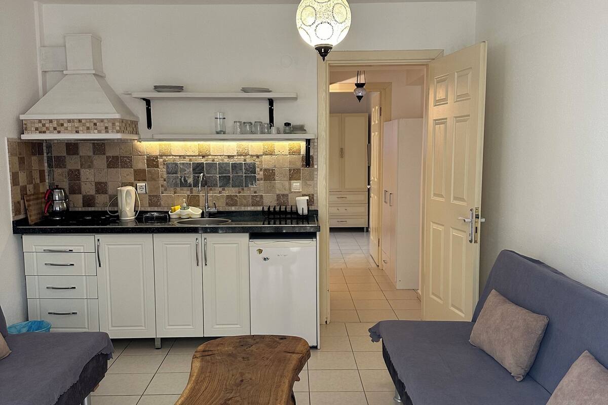 family apartment, 1 bedroom, kitchen garden floor | 1 bedroom, desk, iron/ironing board, free wifi