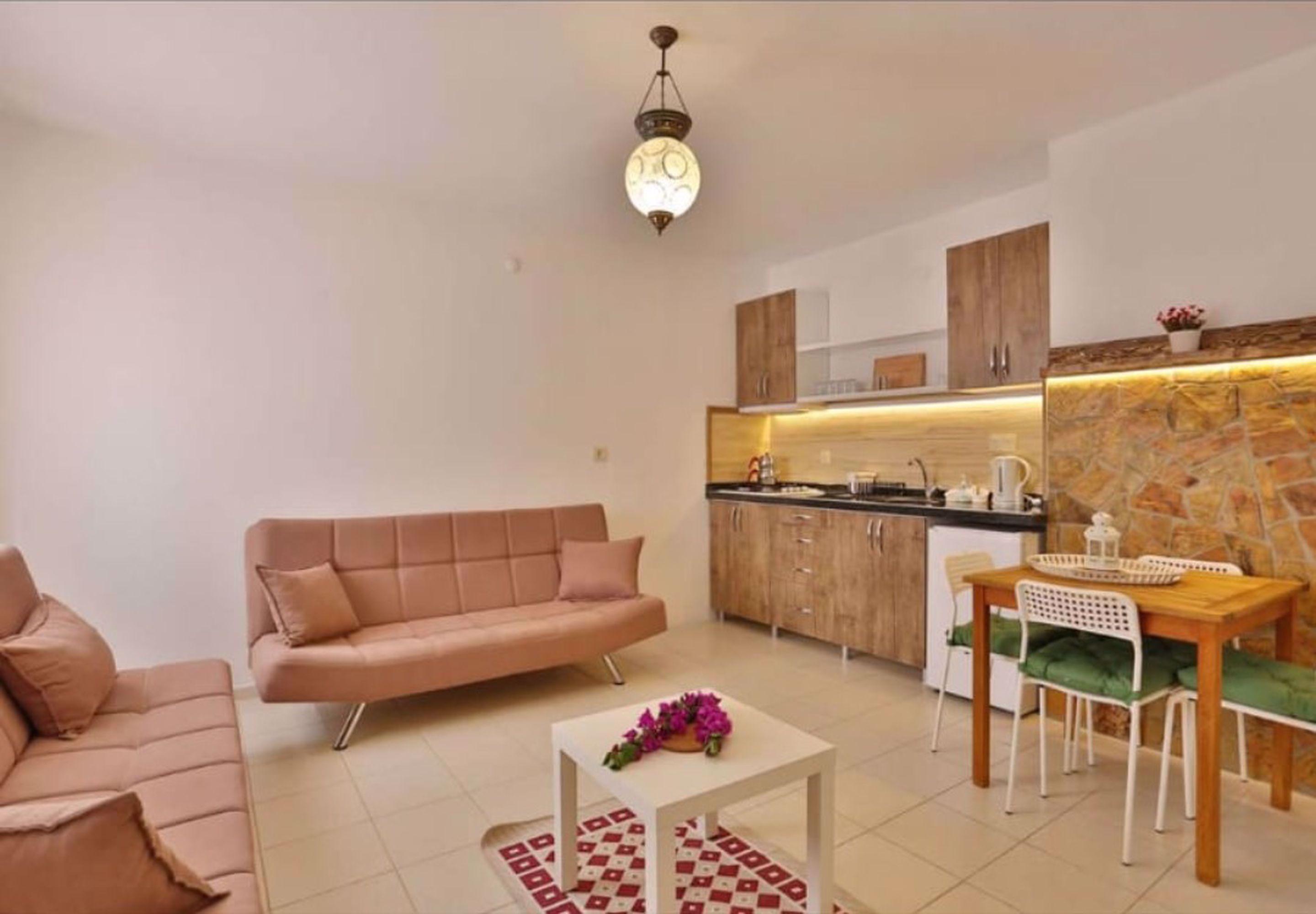 standard apartment, 1 bedroom, kitchen, garden view | private kitchen