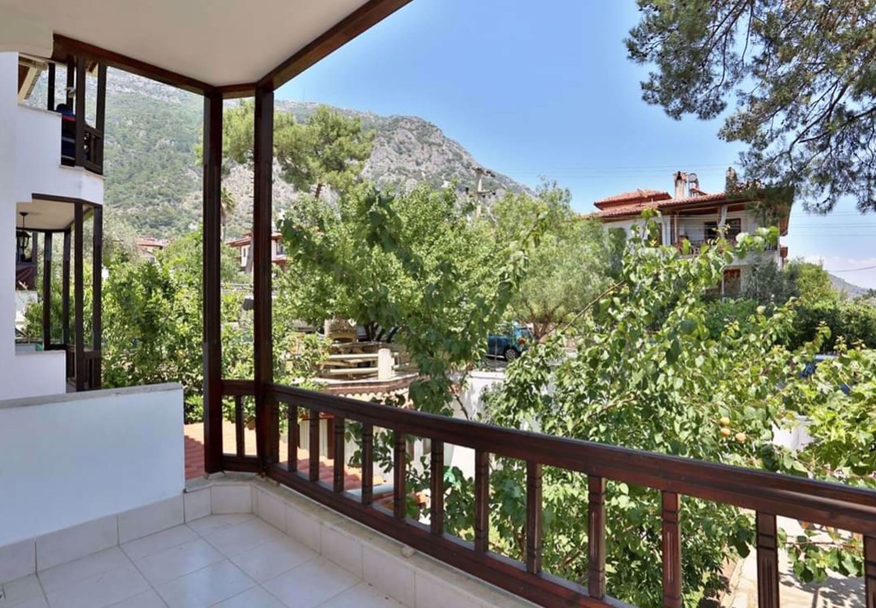 standard apartment, 1 bedroom, kitchen, garden view | balcony view