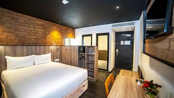 Coffres-forts dans les chambres, bureau, rideaux occultants