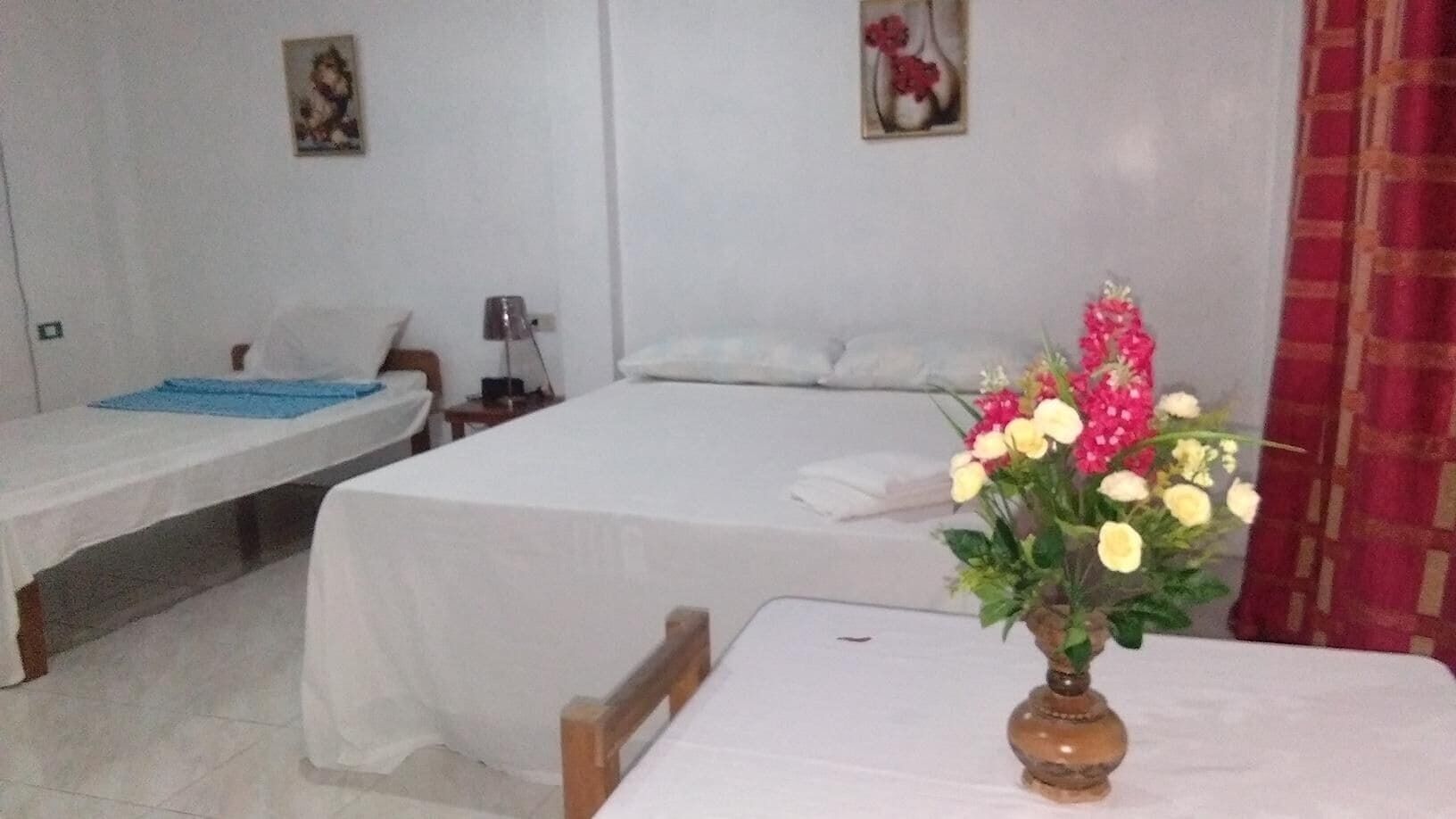Premium bedding, memory foam beds, blackout drapes, soundproofing