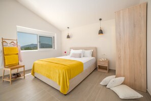 Villa - 1 soveværelse - boblebad - havudsigt | 1 soveværelse, pengeskab på værelset, individuelt design