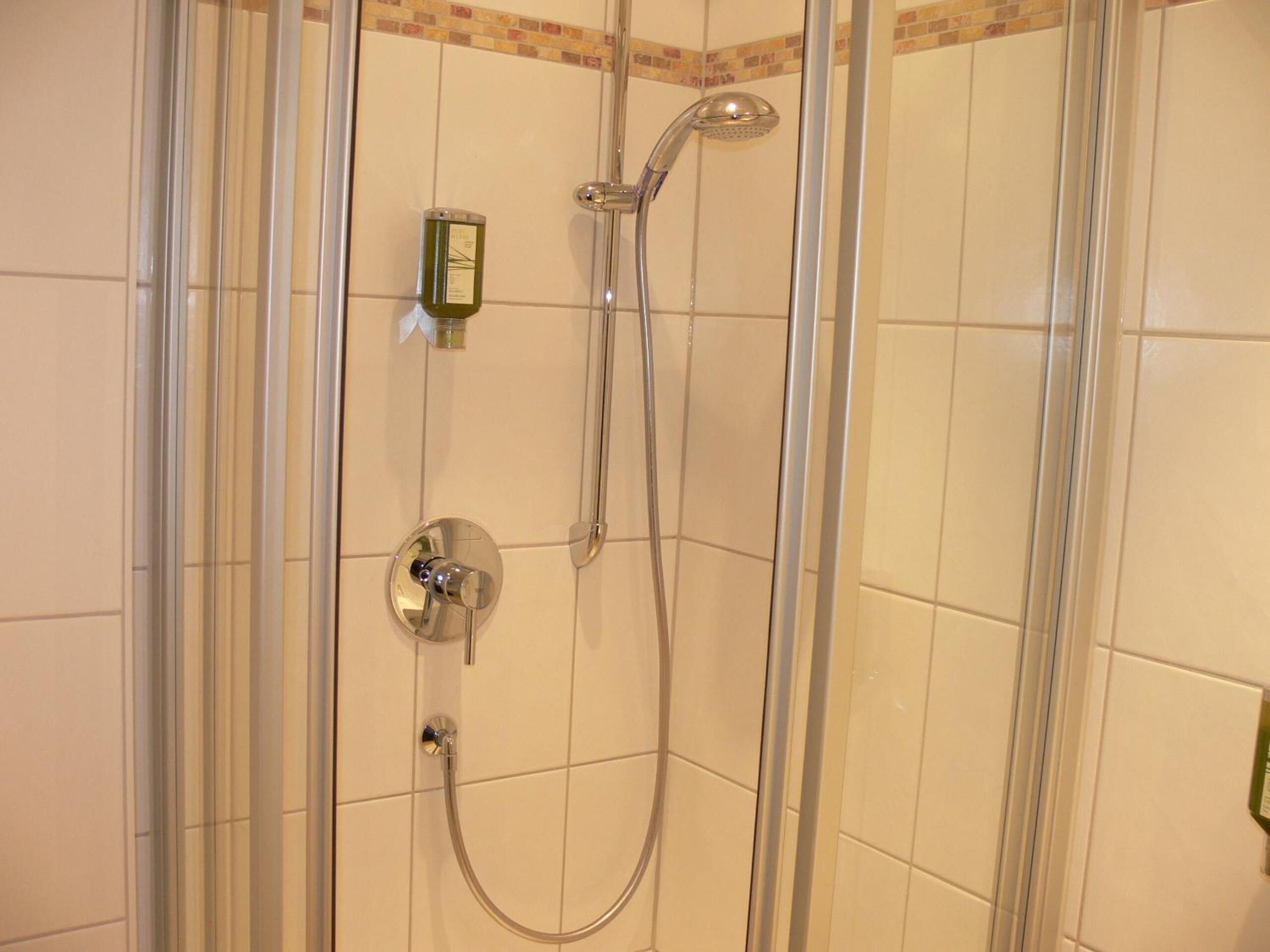 free toiletries, hair dryer, towels, soap