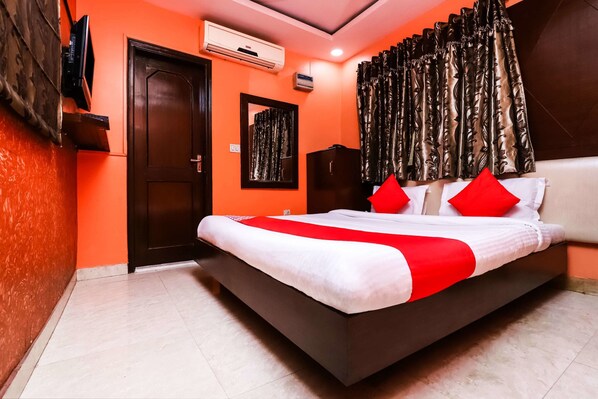 Premium bedding, down duvets, memory-foam beds, rollaway beds
