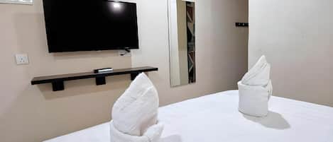 Wi-Fi de cortesia, roupa de cama