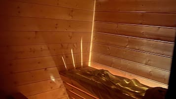 Sauna, bain Ă remous