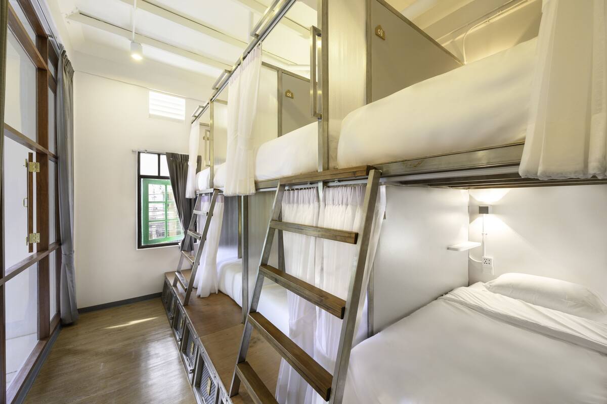 8-Bed Mixed Dormitory Room | Wi-Fi ฟรี