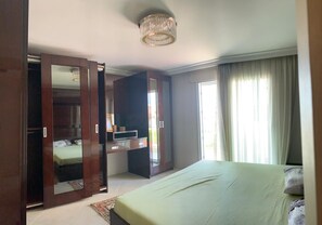 Luxury Villa | Iron/ironing board, bed sheets - Villa with Pool&Jacuzzi by the Sea (12) (Cesme)