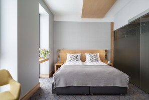 Deluxe tweepersoonskamer | Geluiddichte muren, gratis wifi, beddengoed