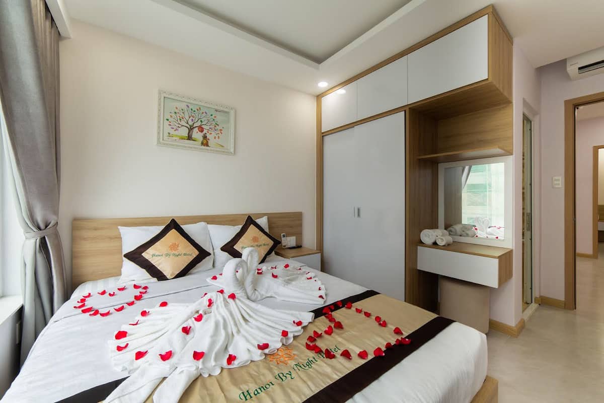 Appartement Supérieur | 2 chambres, literie hypoallergénique, couette en duvet d'oie, minibar