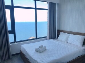 Economy Apartment, Sea View | 2 bedrooms, hypo-allergenic bedding, down duvets, minibar - Hanoi By Night (Nha Trang)