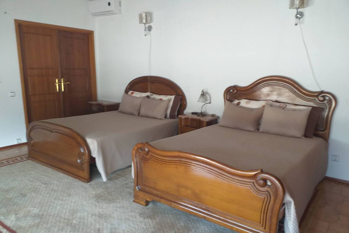 Premium bedding, memory-foam beds, free WiFi, bed sheets