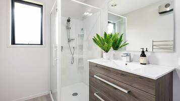 Bathtub, hair dryer